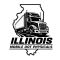 Illinois Mobile DOT Physicals logo featuring semi truck and Illinois state outline